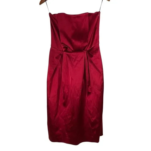 alberta ferretti draped mikado mini dress x Alberta Ferretti Mikado Bustier Mini Dress
